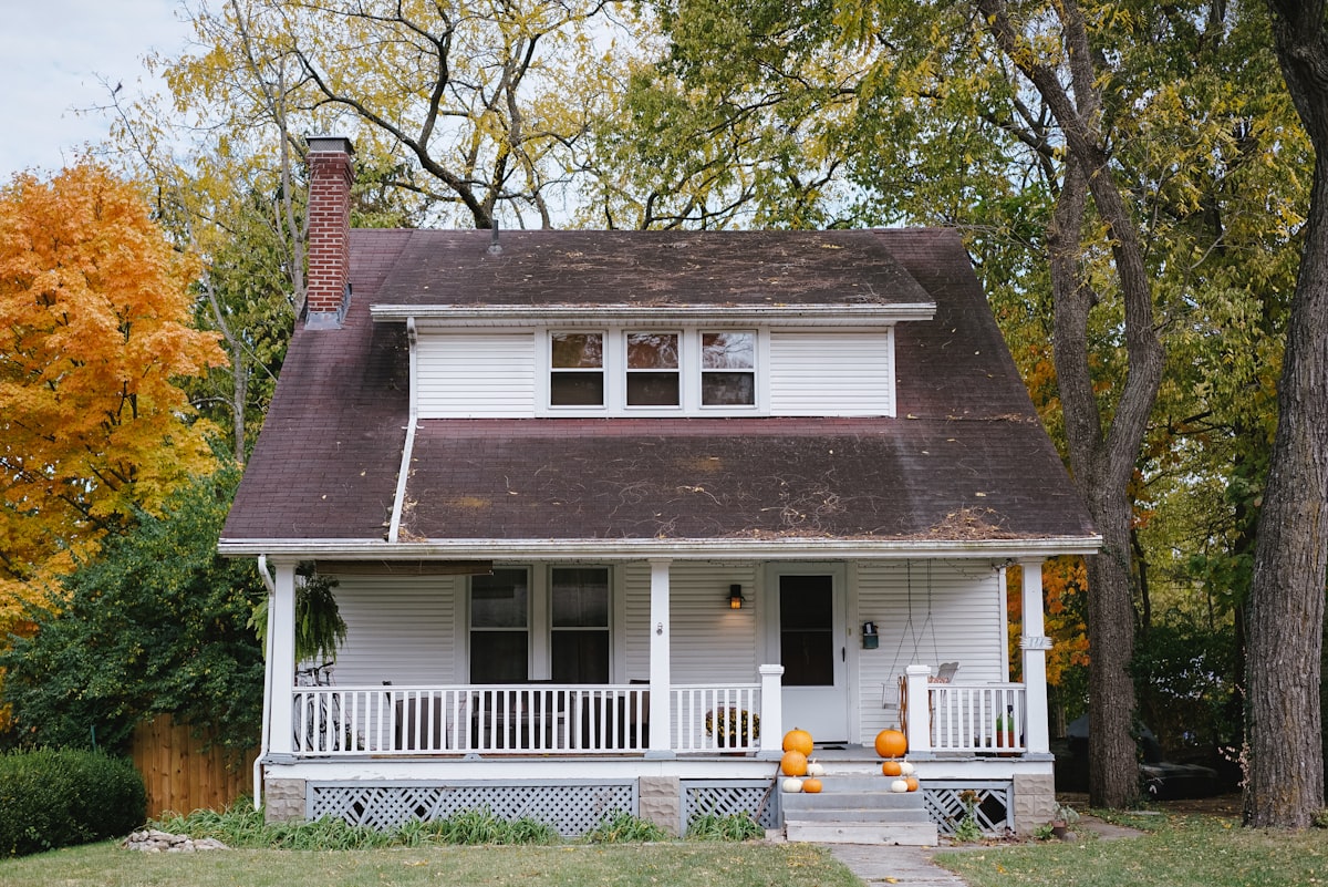 Bed-Stuy row house in autumn